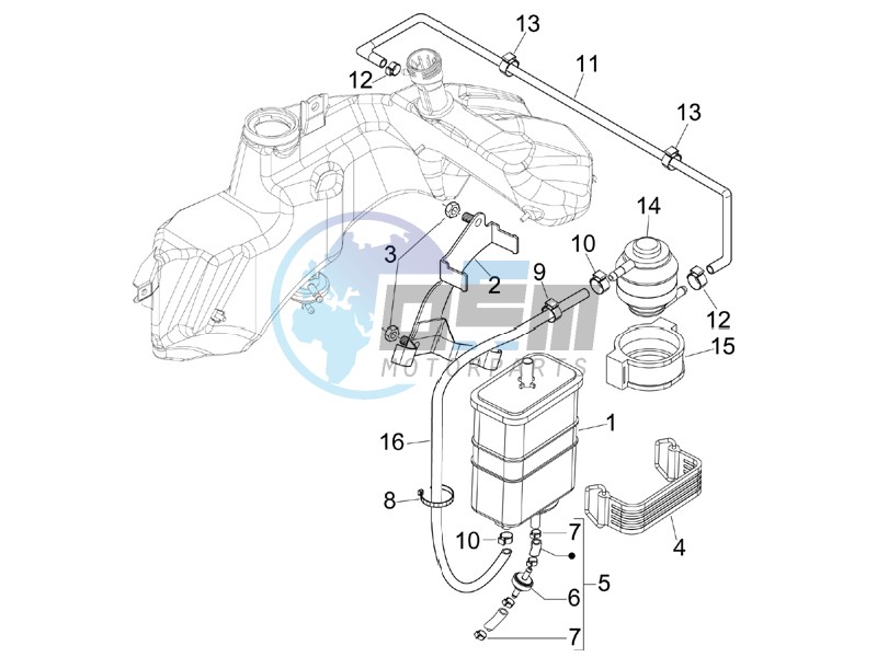 Anti-percolation system