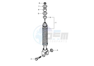 NRG POWER DT 50 drawing Rear Shock absorber