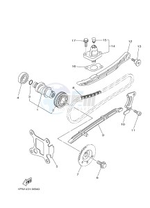 MW125A TRICITY 125 (2CMP 2CMR) drawing CAMSHAFT & CHAIN