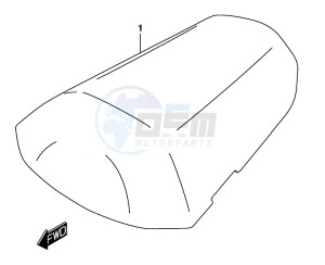 GSX-R1000 ARZ drawing OPTIONAL (SEAT TAIL BOX)