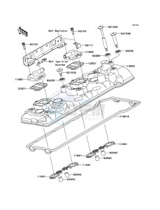 1400GTR_ABS ZG1400CEF FR GB XX (EU ME A(FRICA) drawing Cylinder Head Cover