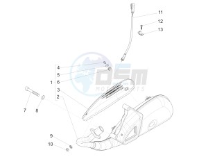 LX 125 4T 3V IE NOABS E3 (APAC) drawing Silencer