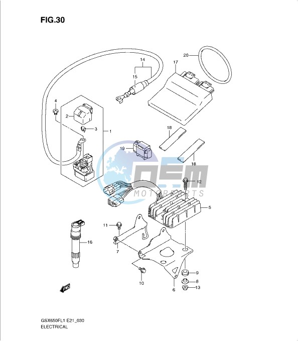 ELECTRICAL (GSX650FAL1 E21)