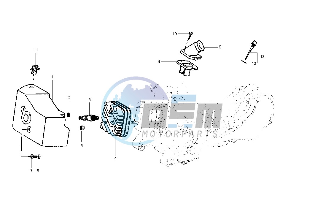 Cylinder head - Induction Pipe