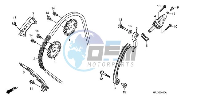 CAM CHAIN/TENSIONER