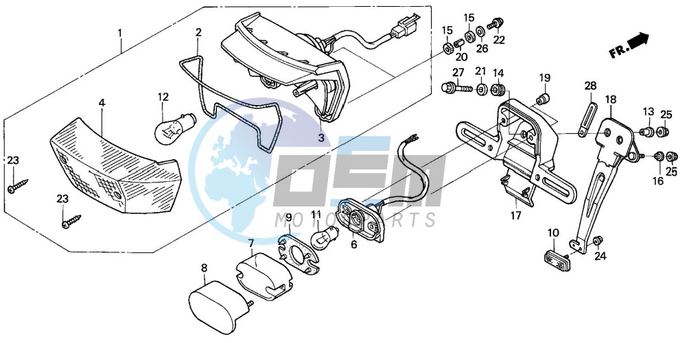 TAILLIGHT/LICENSE LIGHT