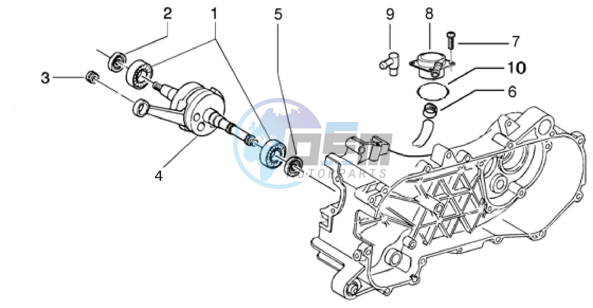 Crankshaft - Air compressor