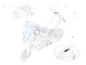 CAPONORD 1200 RALLY E3 ABS (NAFTA) drawing Plate set / Various