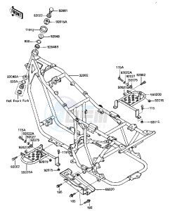 KLT 250 C [PRAIRIE] (C2-C3) [PRAIRIE] drawing FRAME -- 84-85 C2_C3- -