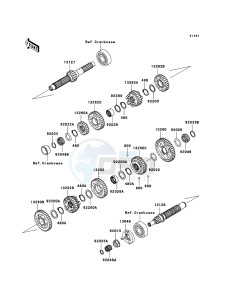 VN1600 CLASSIC TOURER VN1600D6F GB XX (EU ME A(FRICA) drawing Transmission