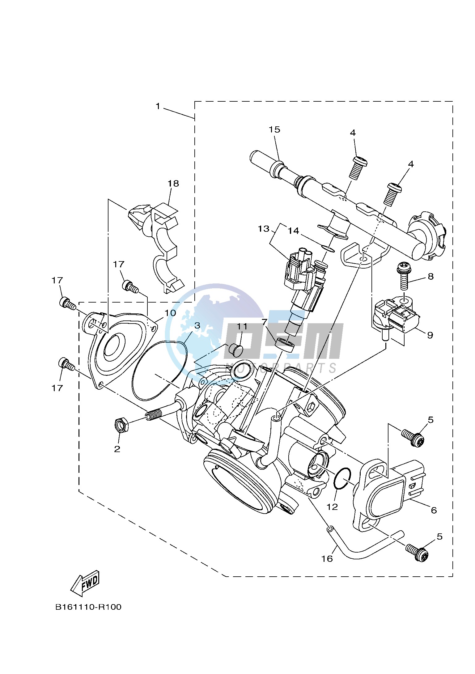 THROTTLE BODY ASSY 1