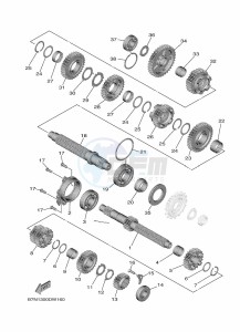 XSR900 MTM890 (BEA1) drawing TRANSMISSION