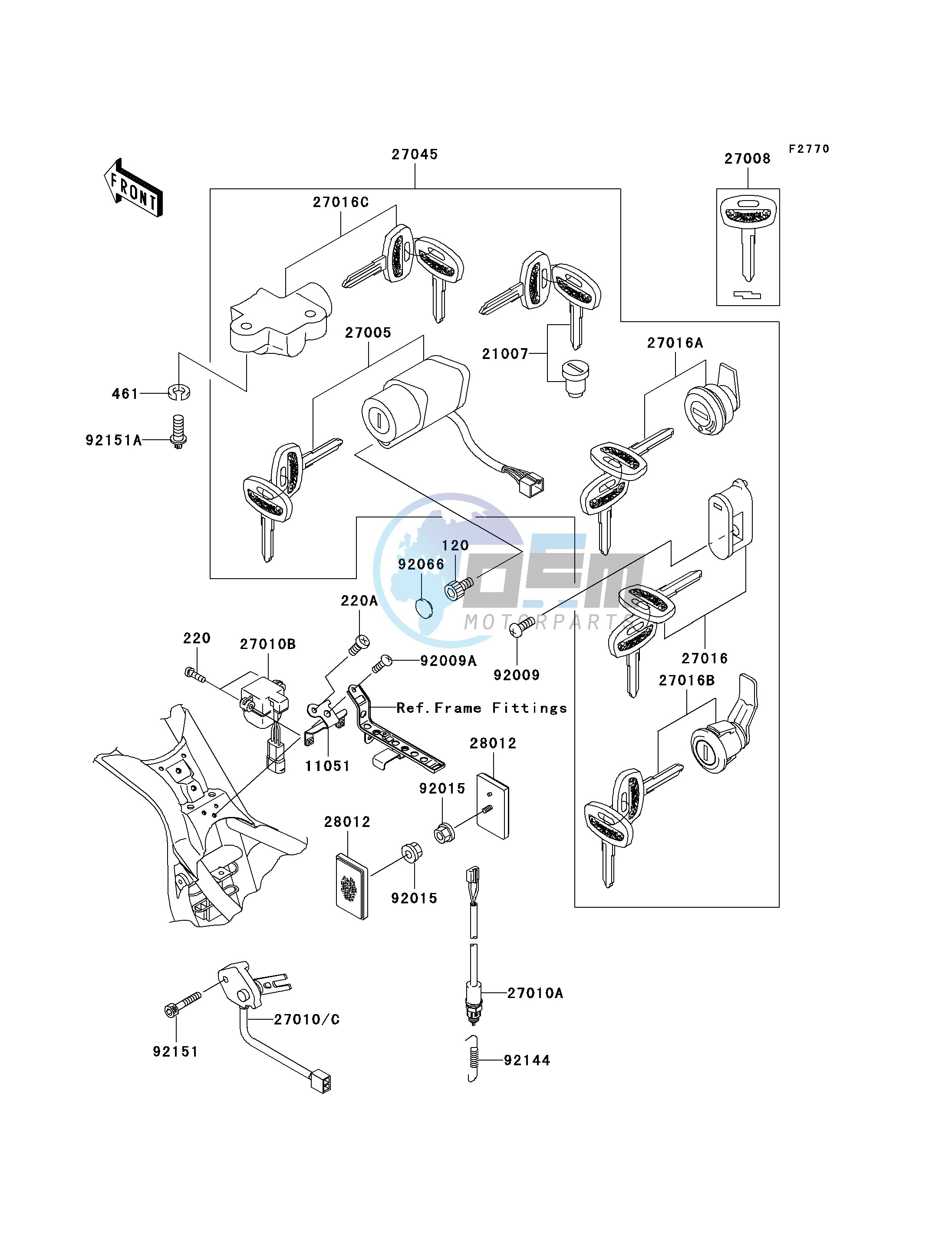 IGNITION SWITCH_LOCKS_REFLECTORS