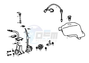 SENDA R X-RACE - 50 cc drawing OIL PUMP