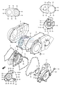 LT-A700X (E17) drawing CRANKCASE COVER