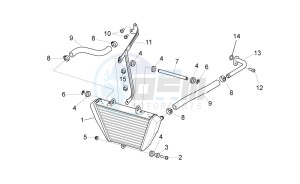 RSV4 1000 APRC R ABS (AU, CA, EU, J, RU, UK, USA) drawing Oil radiator