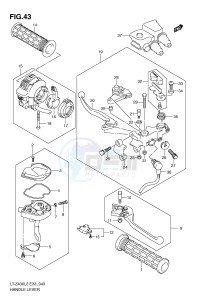 LT-Z400 (E33) drawing HANDLE LEVER