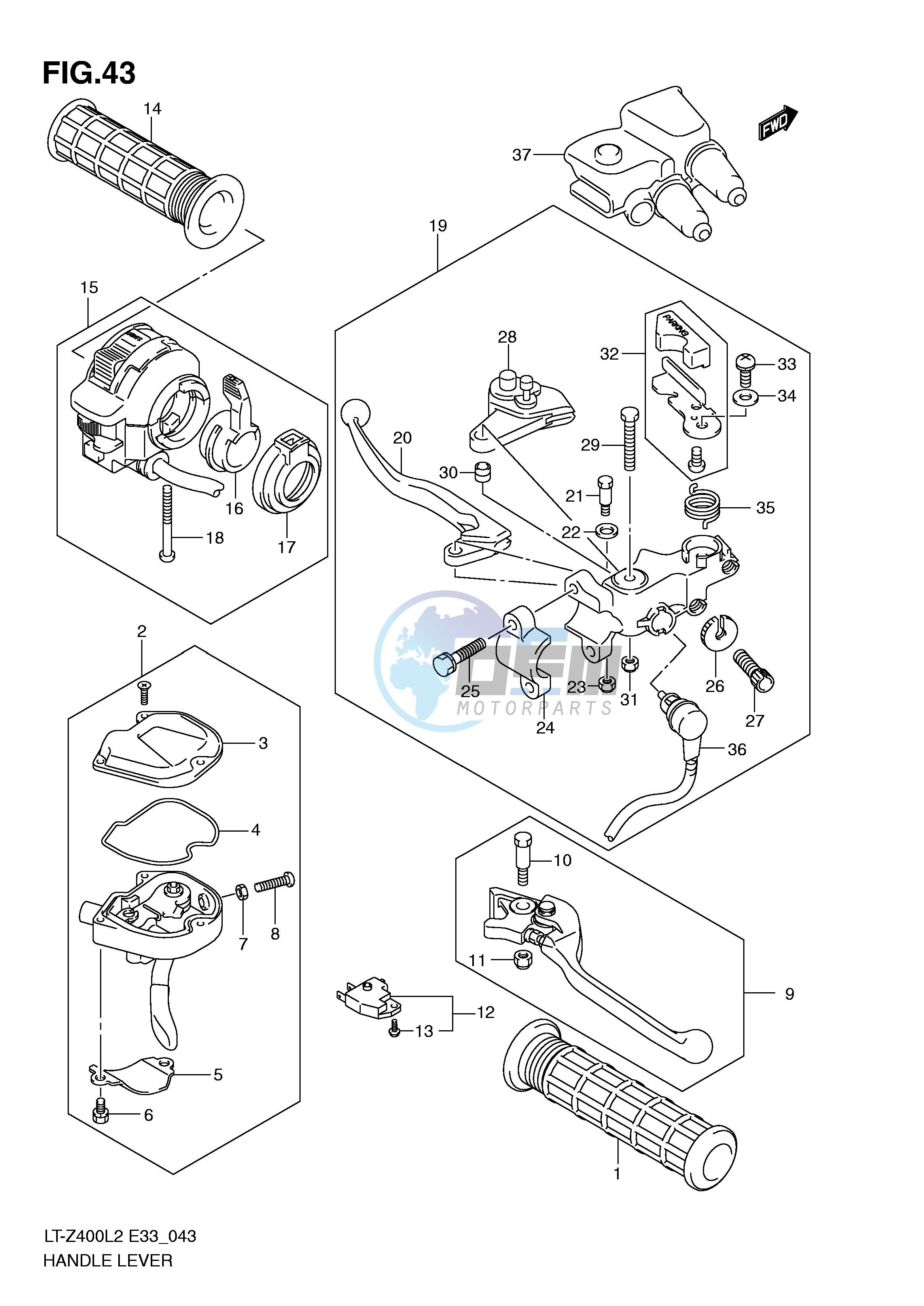 HANDLE LEVER