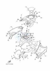 YFM700FWAD GRIZZLY 700 EPS (BLTS) drawing SIDE COVER