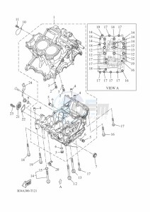 XTZ690 TENERE 700 (BHLA) drawing CRANKCASE