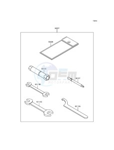 MULE PRO-DXT KAF1000BGF EU drawing Owner's Tools