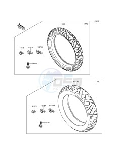 Z300 ER300AFF XX (EU ME A(FRICA) drawing Tires