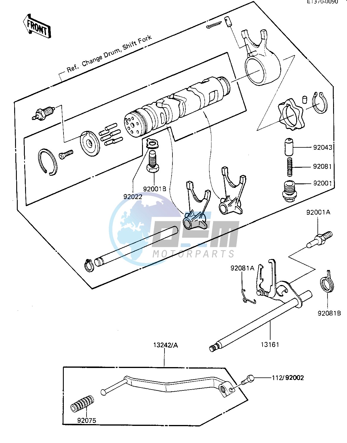 GEAR CHANGE MECHANISM