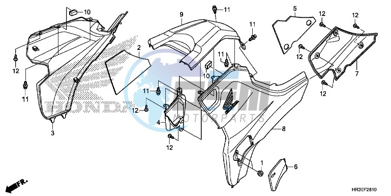 SIDE COVER/ TANK COVER