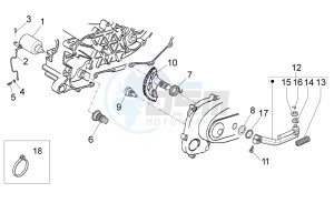 Sport City One 50 2t 2v e3 drawing Starter motor