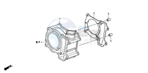 SH125R drawing CYLINDER