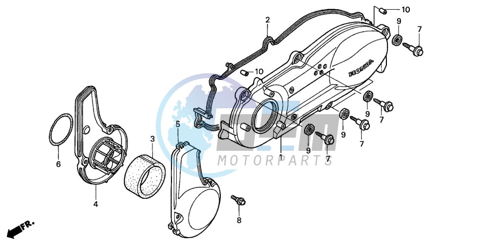 LEFT CRANKCASE COVER