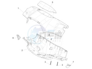 Sprint 50 4T 2V 25 kmh (EMEA) drawing Handlebars coverages