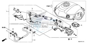 VFR1200XF CrossTourer - VFR1200X 2ED - (2ED) drawing FUEL PUMP