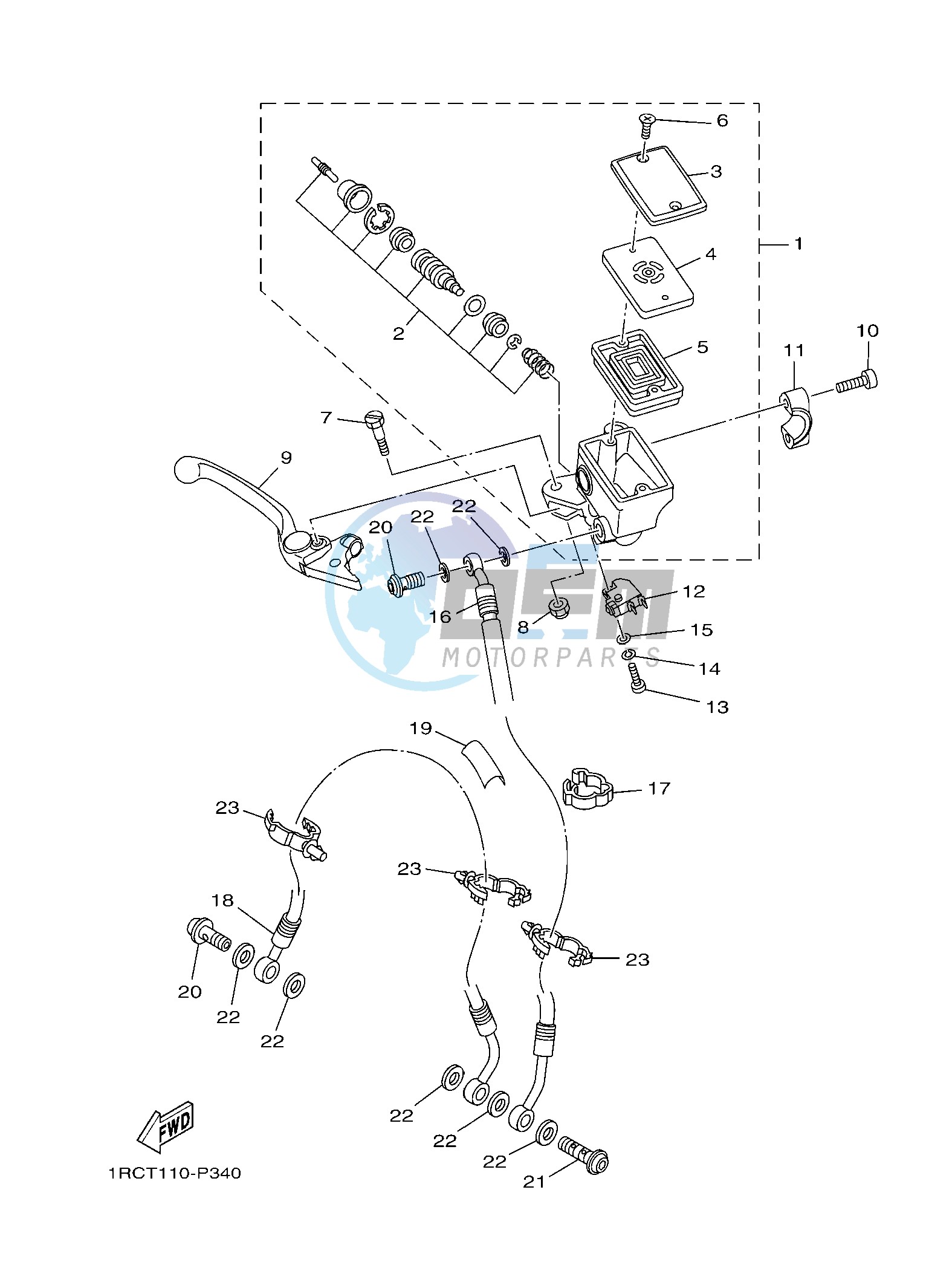 FRONT MASTER CYLINDER