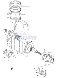 LT-A700X (E28-E33) drawing CRANKSHAFT