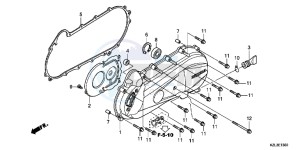 NSC110MPDE NSC110MPDE UK - (E) drawing LEFT SIDE COVER