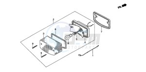 CG125 drawing TAILLIGHT