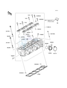 ZR 750 L [Z750 EU] (L7F-L8F) L8F drawing CYLINDER HEAD