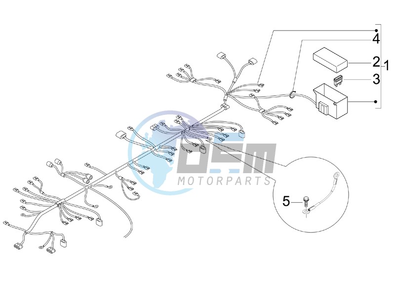 Main cable harness