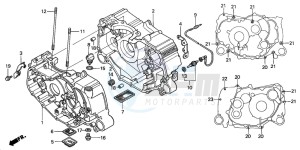 TRX350FM FOURTRAX 350 4X4ES drawing CRANKCASE