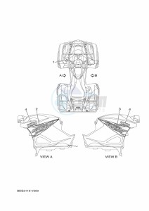 YFM700FWAD GRIZZLY 700 EPS (BDE7) drawing GRAPHICS