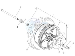 Liberty 50 2t (UK) UK drawing Front wheel