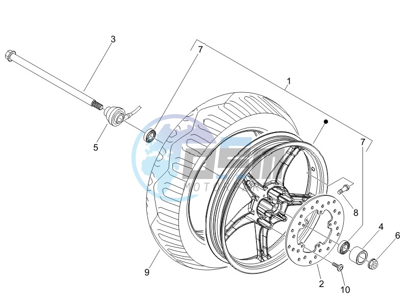 Front wheel