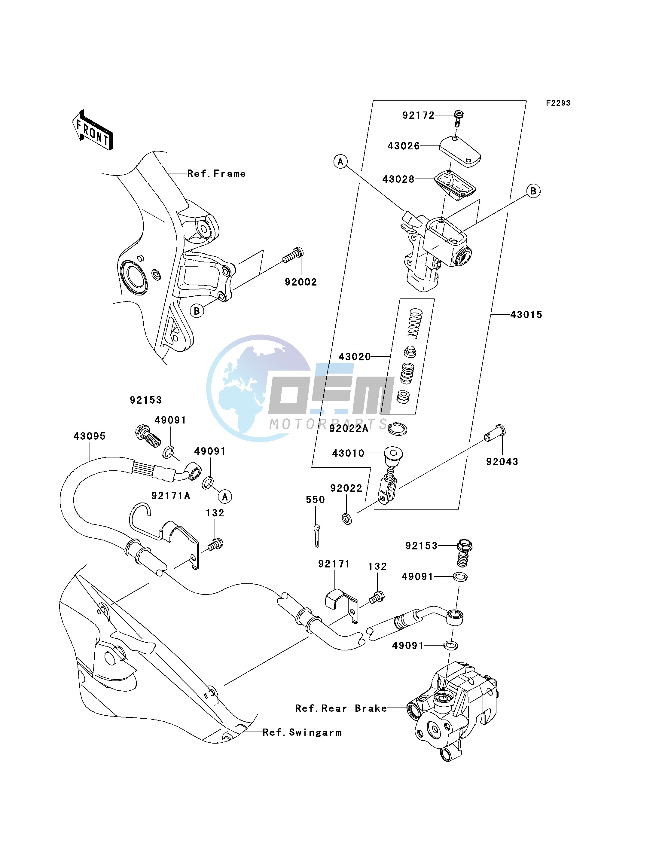 REAR MASTER CYLINDER