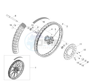 RX 50 FACTORY E4 (EMEA) drawing Front wheel