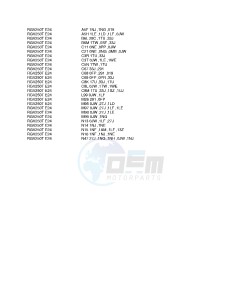 RGV250 (E24) drawing * COLOR CHART *