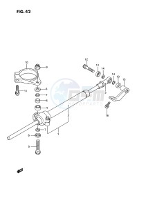 GSX-R750W (E2) drawing STEERING DAMPER (MODEL N P)