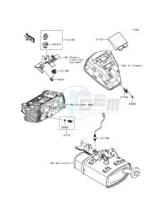 VULCAN_S_ABS EN650BFF XX (EU ME A(FRICA) drawing Fuel Injection