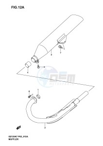 GZ125 (P02) drawing MUFFLER (MODEL K4 K5 K6)