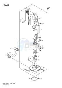 GSX1300R (E2) Hayabusa drawing FUEL PUMP